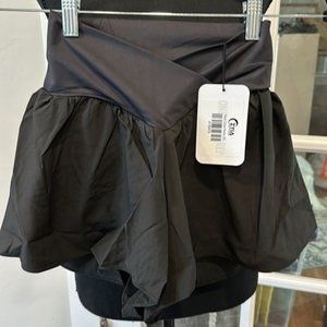Black Culotte Shorts